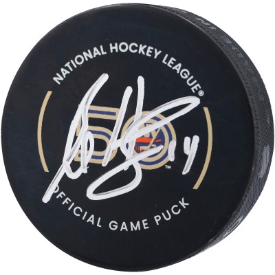 Шайба Bo Horvat New York Islanders Autographed Fanatics Authentic Official Game