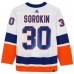 Ilya Sorokin New York Islanders Autographed Fanatics Authentic White adidas Authentic Jersey