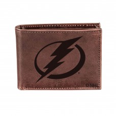 Кошелек Tampa Bay Lightning Bi-Fold Leather - Brown