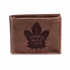 Кошелек Toronto Maple Leafs Brown Bi-Fold Leather