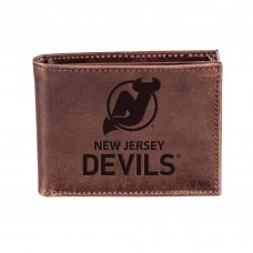 Кошелек New Jersey Devils Bi-Fold Leather - Brown Кошелек New Jersey Devils Bi-Fold Leather - Brown