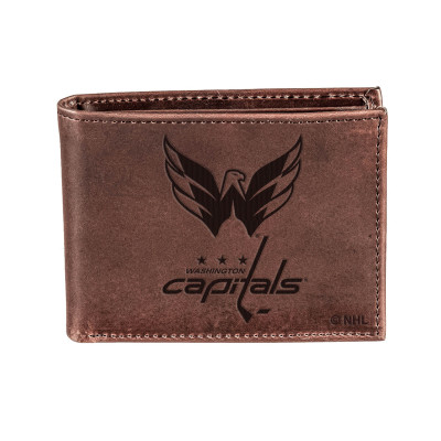 Кошелёк Washington Capitals Brown Bi-Fold Leather