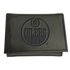 Кошелёк Edmonton Oilers Black Hybrid Tri-Fold Кошелёк Edmonton Oilers Black Hybrid Tri-Fold