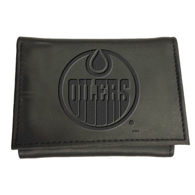 Кошелёк Edmonton Oilers Black Hybrid Tri-Fold