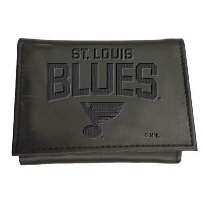 St. Louis Blues Hybrid Tri-Fold Wallet - Black