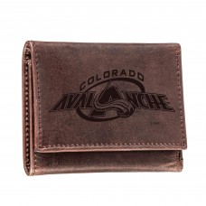 Кошелек Colorado Avalanche Leather Tri-Fold - Brown