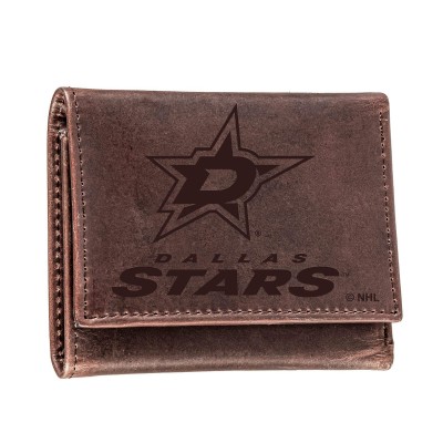 Кошелек Dallas Stars Leather Tri-Fold - Brown