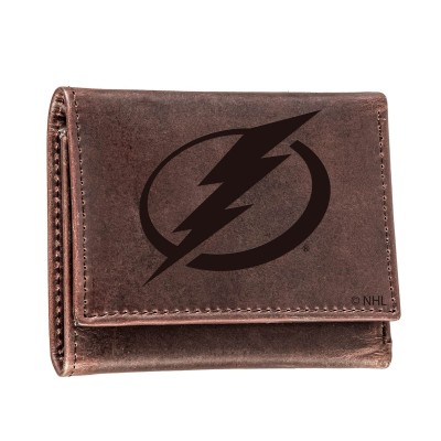 Кошелек Tampa Bay Lightning Leather Tri-Fold - Brown