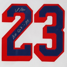 Adam Fox New York Rangers Autographed Fanatics Authentic White adidas Authentic Jersey with No Quit in NY Inscription Adam Fox New York Rangers Autographed Fanatics Authentic White adidas Authentic Jersey with No Quit in NY Inscription
