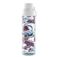 Colorado Avalanche Tervis 24oz. Allover Venture Lite Water Bottle Colorado Avalanche Tervis 24oz. Allover Venture Lite Water Bottle