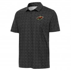Поло Minnesota Wild Antigua Figment - Black