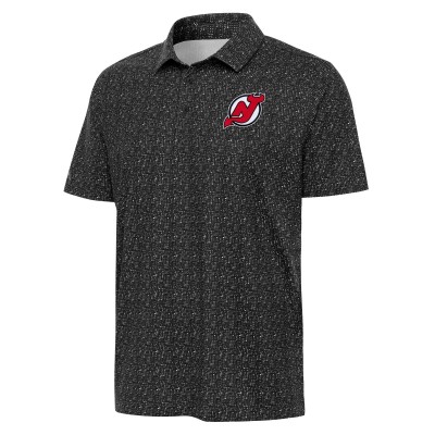 Поло New Jersey Devils Antigua Figment - Black