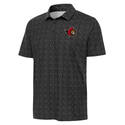Поло Ottawa Senators Antigua Figment - Black