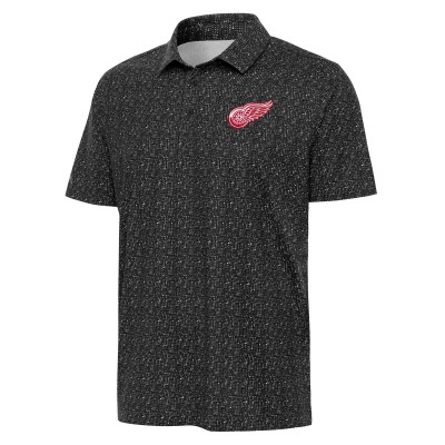 Поло Detroit Red Wings Antigua Figment - Black