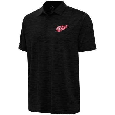 Поло Detroit Red Wings Antigua Layout - Heather Black