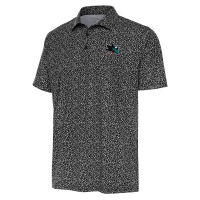 Поло San Jose Sharks Antigua Terrace - Black
