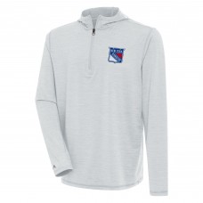 Кофта на короткой молнии New York Rangers Antigua Tidy - Heather Gray