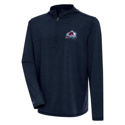 Толстовка Colorado Avalanche Antigua Tidy Quarter-Zip - Heather Navy