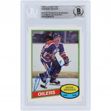 Mark Messier Edmonton Oilers Autographed 1992-93 O-Pee-Chee #258 Beckett Fanatics Witnessed Authenticated Card