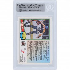 Mark Messier Edmonton Oilers Autographed 1992-93 O-Pee-Chee #258 Beckett Fanatics Witnessed Authenticated Card