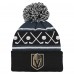 Шапка с помпоном Preschool Vegas Golden Knights Black Faceoff Шапка с помпоном Preschool Vegas Golden Knights Black Faceoff