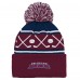 Шапка Малышам Colorado Avalanche Burgundy Face-Off Cuffed Knit with Pom