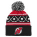 Джерси для малыша New Devils Black Face-Off Cuffed Knit Hat with Pom
