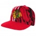Бейсболка Chicago Blackhawks Youth Propel Flat Brim - Red