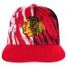 Бейсболка Chicago Blackhawks Youth Propel Flat Brim - Red