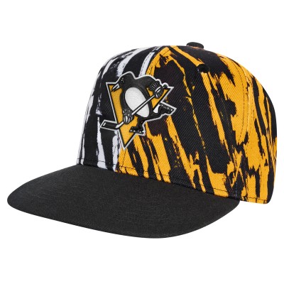 Бейсболка Pittsburgh Penguins Youth Propel Flat Brim - Black