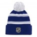 Шапка с помпоном Tampa Bay Lightning Youth Jacquard Cuffed Knit - Blue