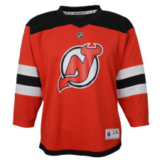 Джерси для малыша New Devils Jack Hughes Red Home Replica