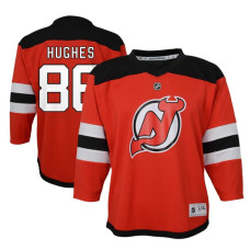 Джерси для малыша New Devils Jack Hughes Red Home Replica