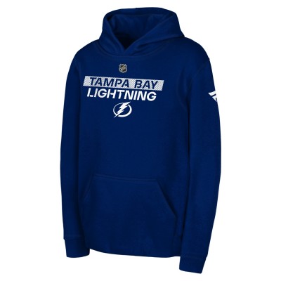 Толстовка Подростковая Tampa Bay Lightning Blue Authentic Pro Wordmark Fleece