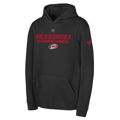 Толстовка Подростковая Carolina Hurricanes Black Authentic Pro Wordmark Fleece