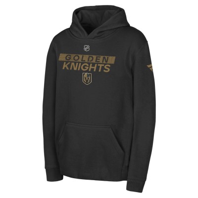 Толстовка Подростковая Vegas Golden Knights Black Authentic Pro Wordmark Fleece