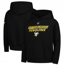Толстовка Подростковая Pittsburgh Penguins Black Authentic Pro Wordmark Fleece Толстовка Подростковая Pittsburgh Penguins Black Authentic Pro Wordmark Fleece