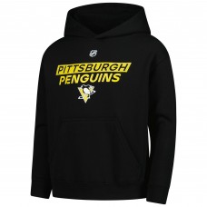 Толстовка Подростковая Pittsburgh Penguins Black Authentic Pro Wordmark Fleece Толстовка Подростковая Pittsburgh Penguins Black Authentic Pro Wordmark Fleece