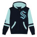 Preschool Seattle Kraken Navy Face Off Full-Zip Hoodie