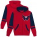 Preschool Washington Capitals Red Face Off Full-Zip Hoodie