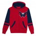 Preschool Washington Capitals Red Face Off Full-Zip Hoodie