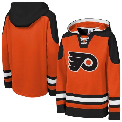 Подростковая Philadelphia Flyers Orange Ageless Must Have Home V-Neck Pullover Hoodie