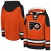 Подростковая Philadelphia Flyers Orange Ageless Must Have Home V-Neck Pullover Hoodie
