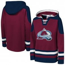 Толстовка Подростковая Colorado Avalanche Burgundy Ageless Must Have Home V-Neck Толстовка Подростковая Colorado Avalanche Burgundy Ageless Must Have Home V-Neck