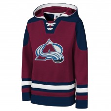Толстовка Подростковая Colorado Avalanche Burgundy Ageless Must Have Home V-Neck Толстовка Подростковая Colorado Avalanche Burgundy Ageless Must Have Home V-Neck