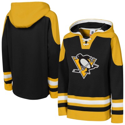 Толстовка Подростковая Pittsburgh Penguins Black Ageless Must Have Home V-Neck