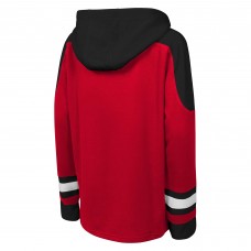 Подростковая New Jersey Devils Red Ageless Must Have Home V-Neck Pullover Hoodie Подростковая New Jersey Devils Red Ageless Must Have Home V-Neck Pullover Hoodie
