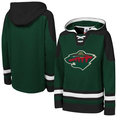 Толстовка Подростковая Minnesota Wild Green Ageless Must Have Home V-Neck