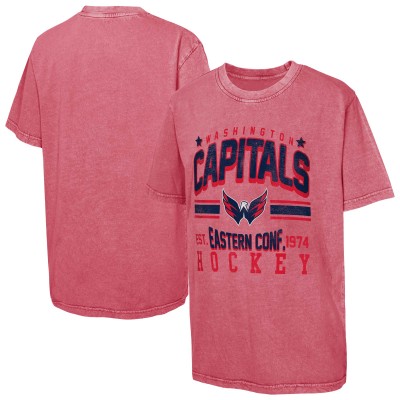 Футболка Washington Capitals Youth Sure Shor Pigment Dyed - Red