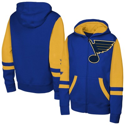 Толстовка на молнии St. Louis Blues Youth Face Off - Blue